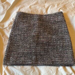 Theory Elegant Mini Tweed Skirt